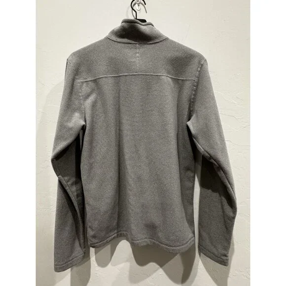 The North Face Men’s Textured Cap Rock 1/4 Zip Pullover Sweatshirt Gray Small - Picture 6 of 7